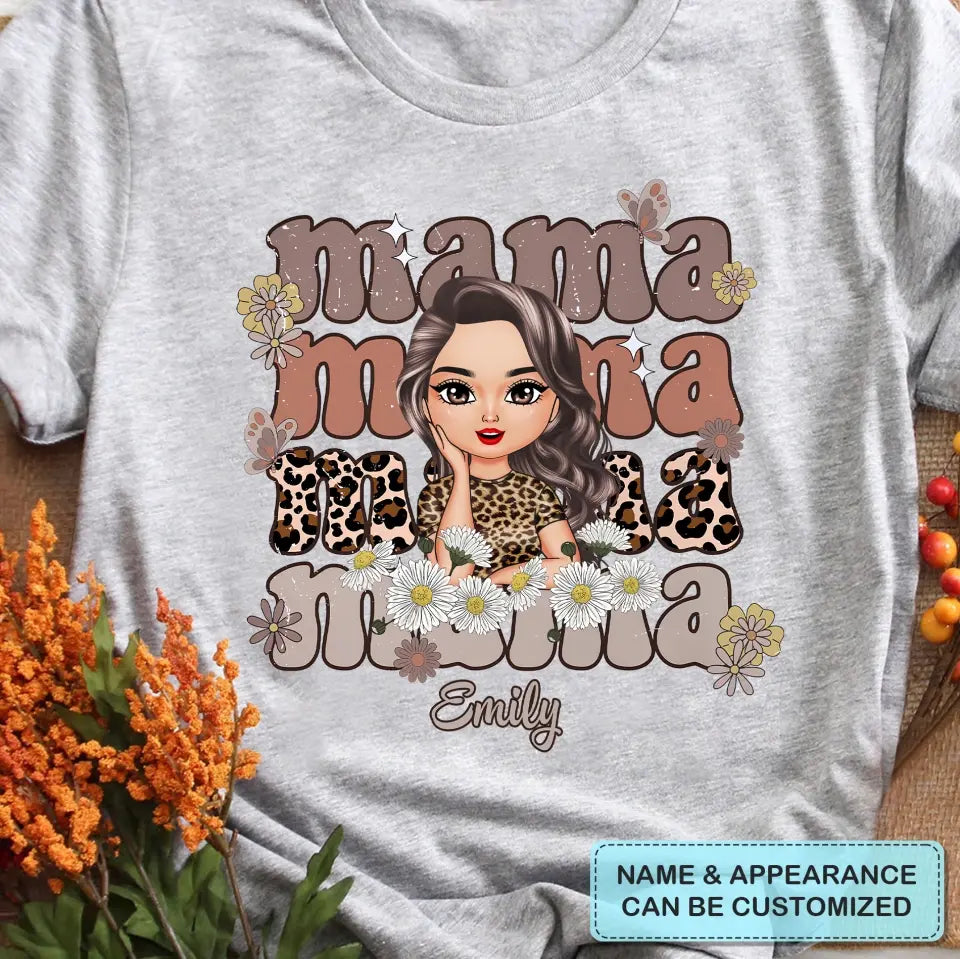Mama - Personalized Custom T-shirt - Birthday Gift For Mom, Family Members