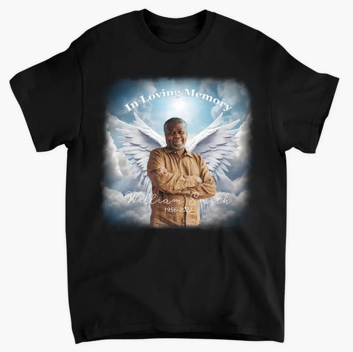 In Loving Memory Family Members - Personalized Custom T-Shirt - Memorial Gift For Family Members
