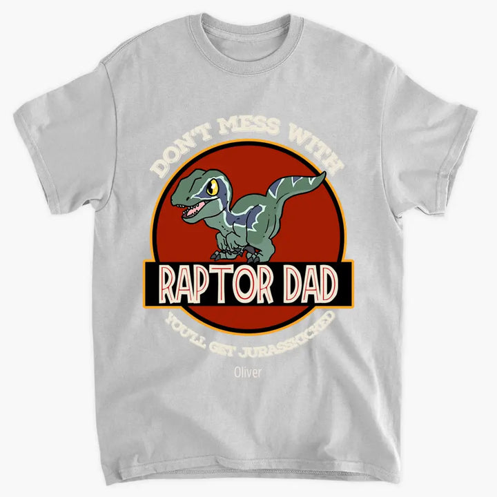 Raptor Dad - Personalized Custom T-shirt - Father's Day Gift For Dad