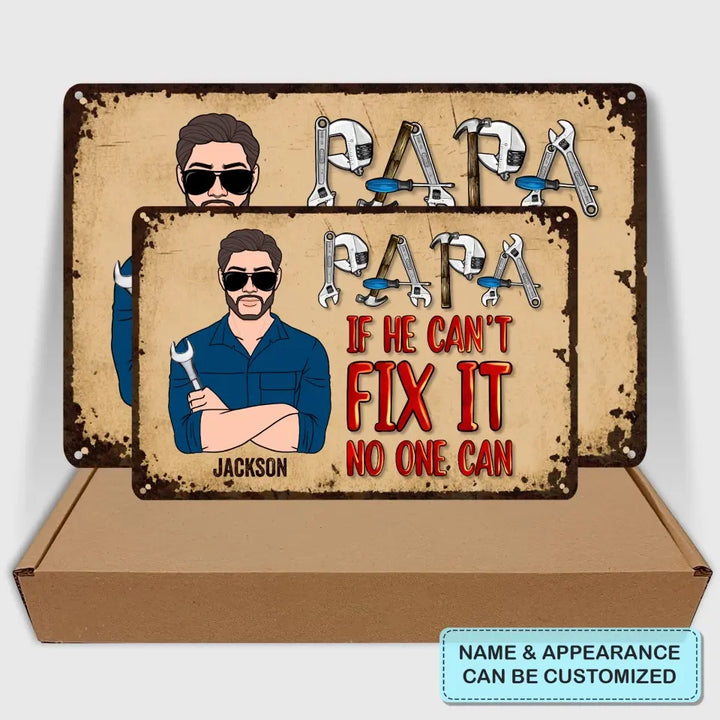Dad's Garage - Personalized Metal Sign - Father's Day Gift For Dad, Grandpa copy