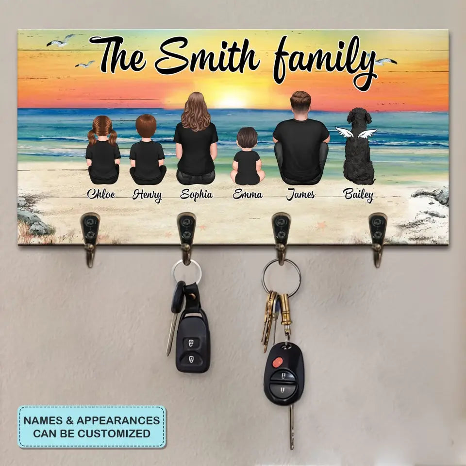 This Is Us - Personalized Custom Key Holder - Gift For Family Member