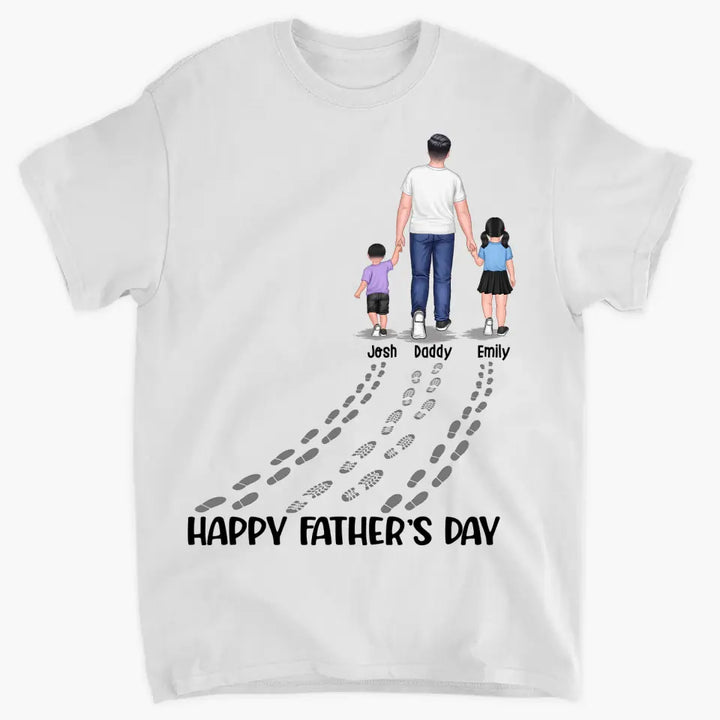 Happy Father's Day Best Dad Ever - Personalized Custom T-shirt - Father's Day Gift For Dad