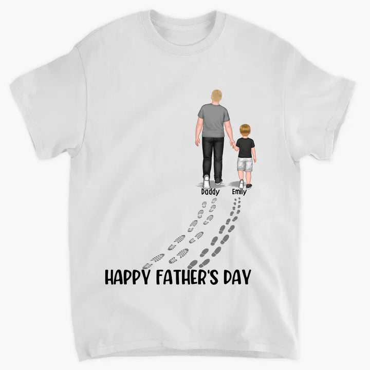 Happy Father's Day Best Dad Ever - Personalized Custom T-shirt - Father's Day Gift For Dad