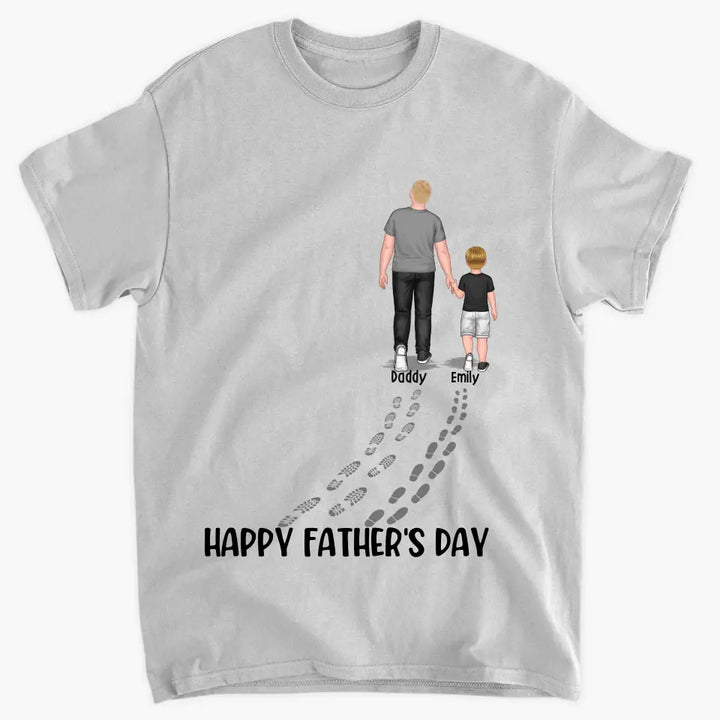 Happy Father's Day Best Dad Ever - Personalized Custom T-shirt - Father's Day Gift For Dad