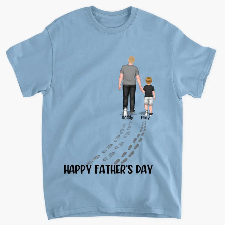 Happy Father's Day Best Dad Ever - Personalized Custom T-shirt - Father's Day Gift For Dad