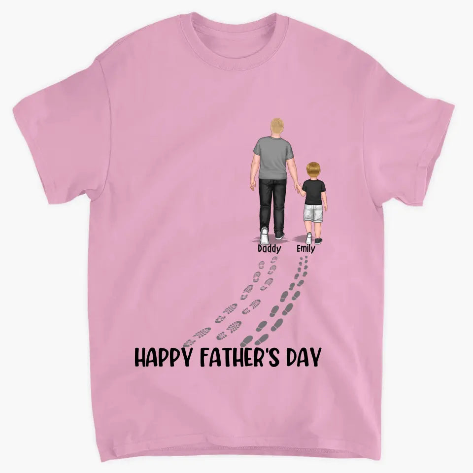 Happy Father's Day Best Dad Ever - Personalized Custom T-shirt - Father's Day Gift For Dad