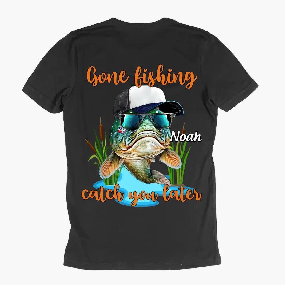 Weekend Hooker - Personalized Custom Back Printed T-shirt - Father's Day Gift For Dad