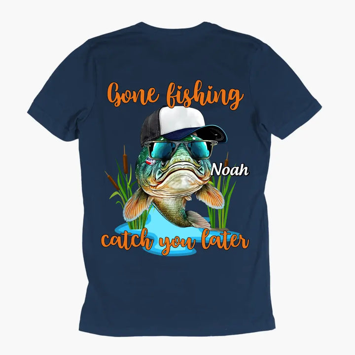 Weekend Hooker - Personalized Custom Back Printed T-shirt - Father's Day Gift For Dad