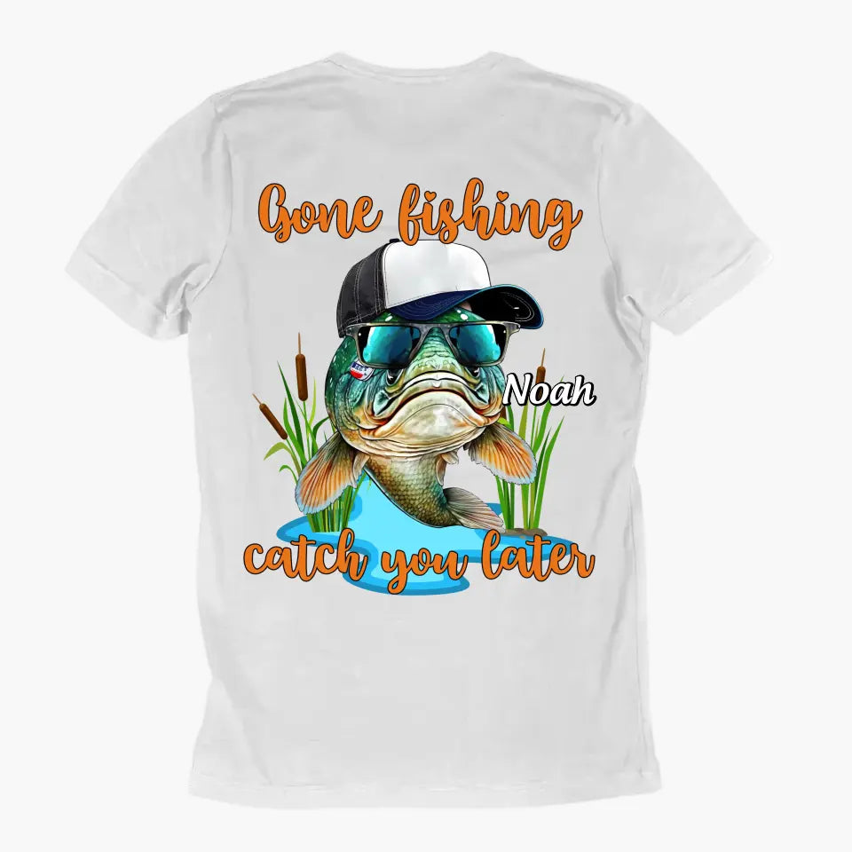 Weekend Hooker - Personalized Custom Back Printed T-shirt - Father's Day Gift For Dad