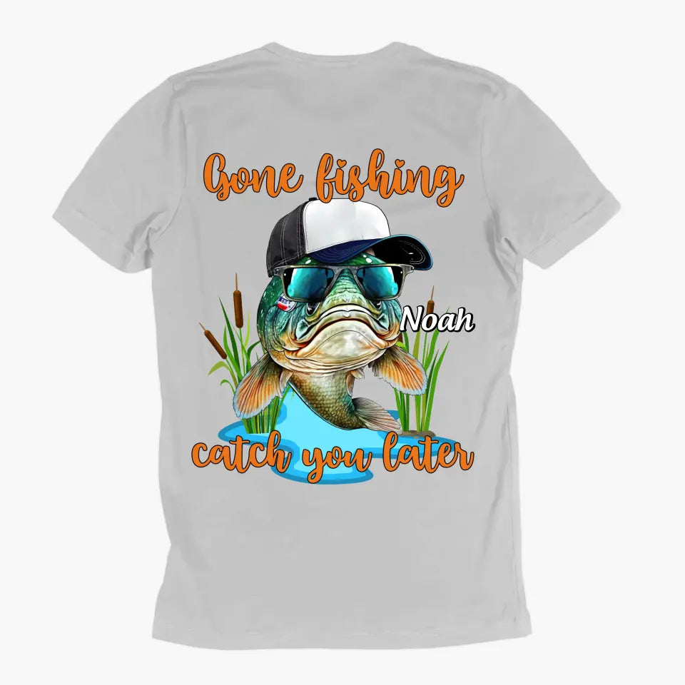 Weekend Hooker - Personalized Custom Back Printed T-shirt - Father's Day Gift For Dad