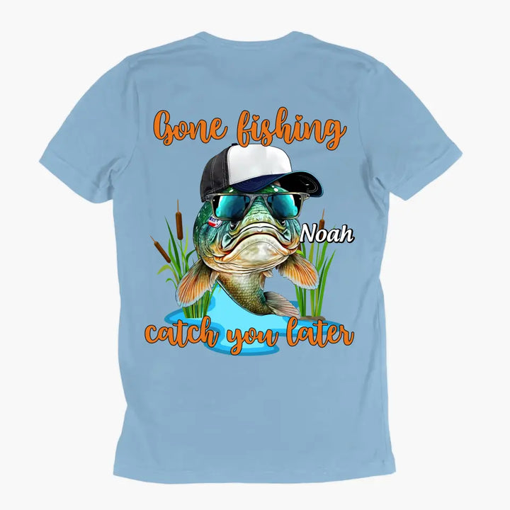 Weekend Hooker - Personalized Custom Back Printed T-shirt - Father's Day Gift For Dad