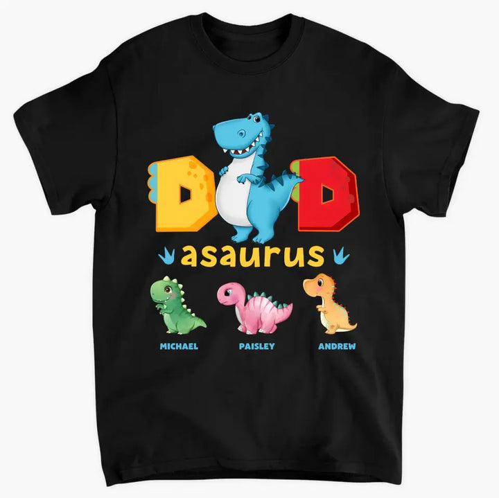 Dadasaurus - Personalized Custom T-shirt - Father's Day Gift For Dad, Grandpa