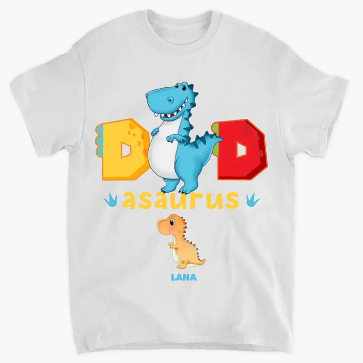 Dadasaurus - Personalized Custom T-shirt - Father's Day Gift For Dad, Grandpa