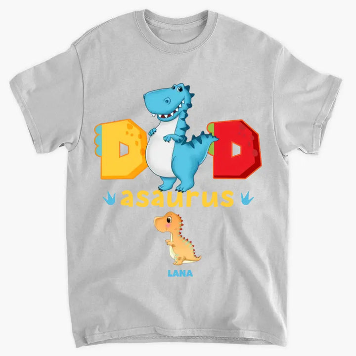 Dadasaurus - Personalized Custom T-shirt - Father's Day Gift For Dad, Grandpa