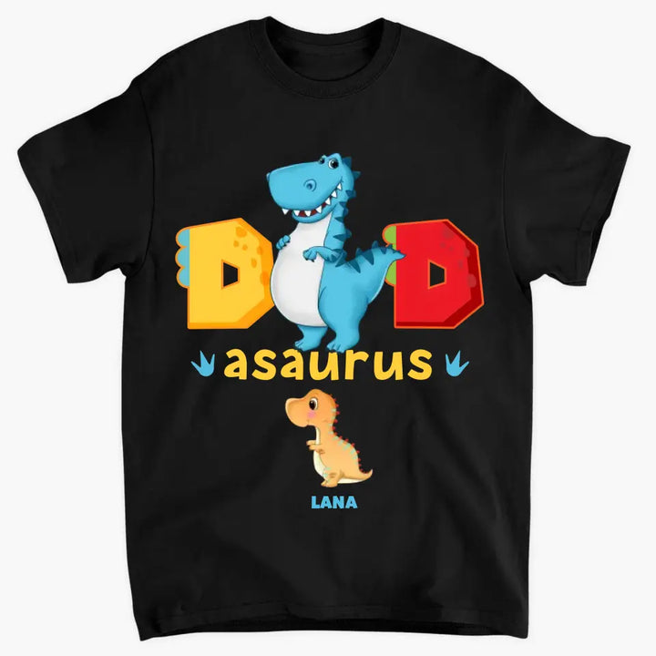 Dadasaurus - Personalized Custom T-shirt - Father's Day Gift For Dad, Grandpa