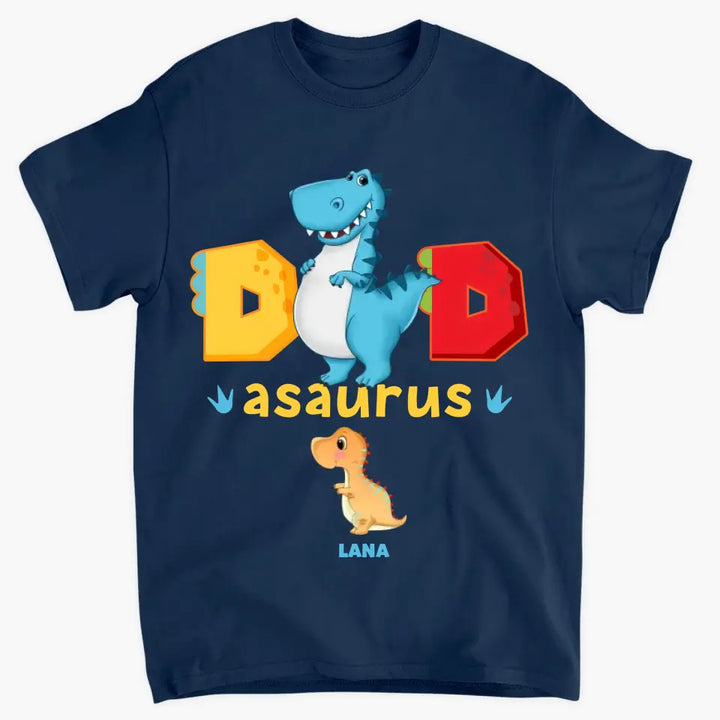 Dadasaurus - Personalized Custom T-shirt - Father's Day Gift For Dad, Grandpa
