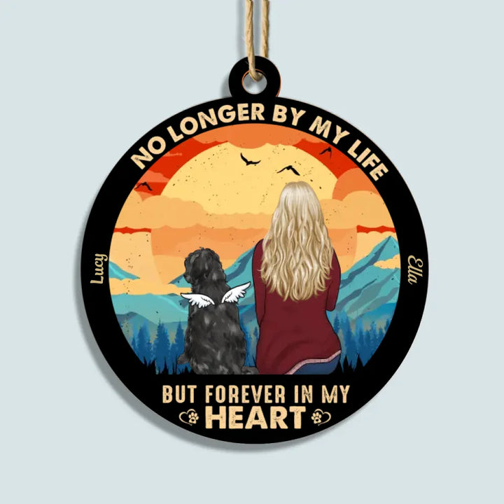 Life Is Better With A Dog - Personalized Custom Suncatcher Layer Mix Ornament - Memorial Gift For Dog Lover