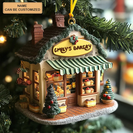 Sweet Haven Personalized Custom Mica Ornament Gift For Bakers, Bakery Lovers