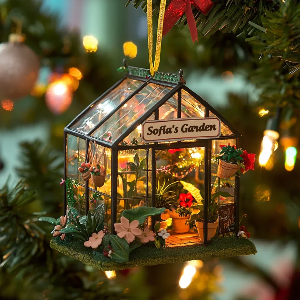 Garden Haven - Personalized Mica Ornament - Gift For Gardeners, Gardening Lovers