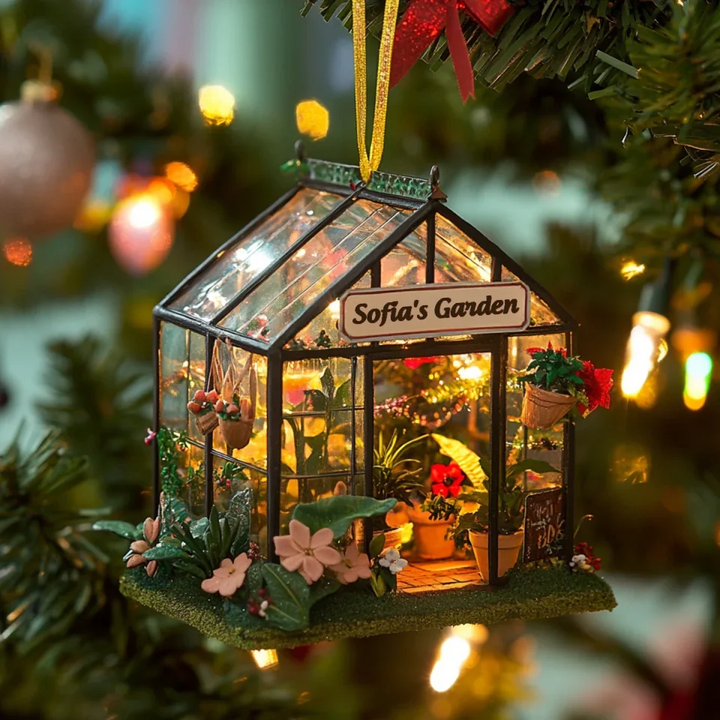 Garden Haven - Personalized Mica Ornament - Gift For Gardeners, Gardening Lovers