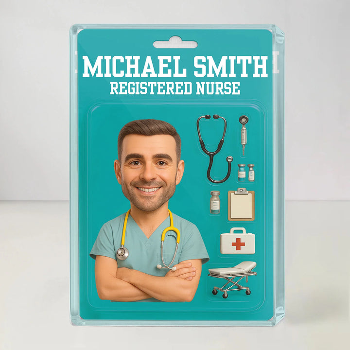 Love Nurse Life - Acrylic Block Plaque - Gift for Nurse, Family Members AGCVL020