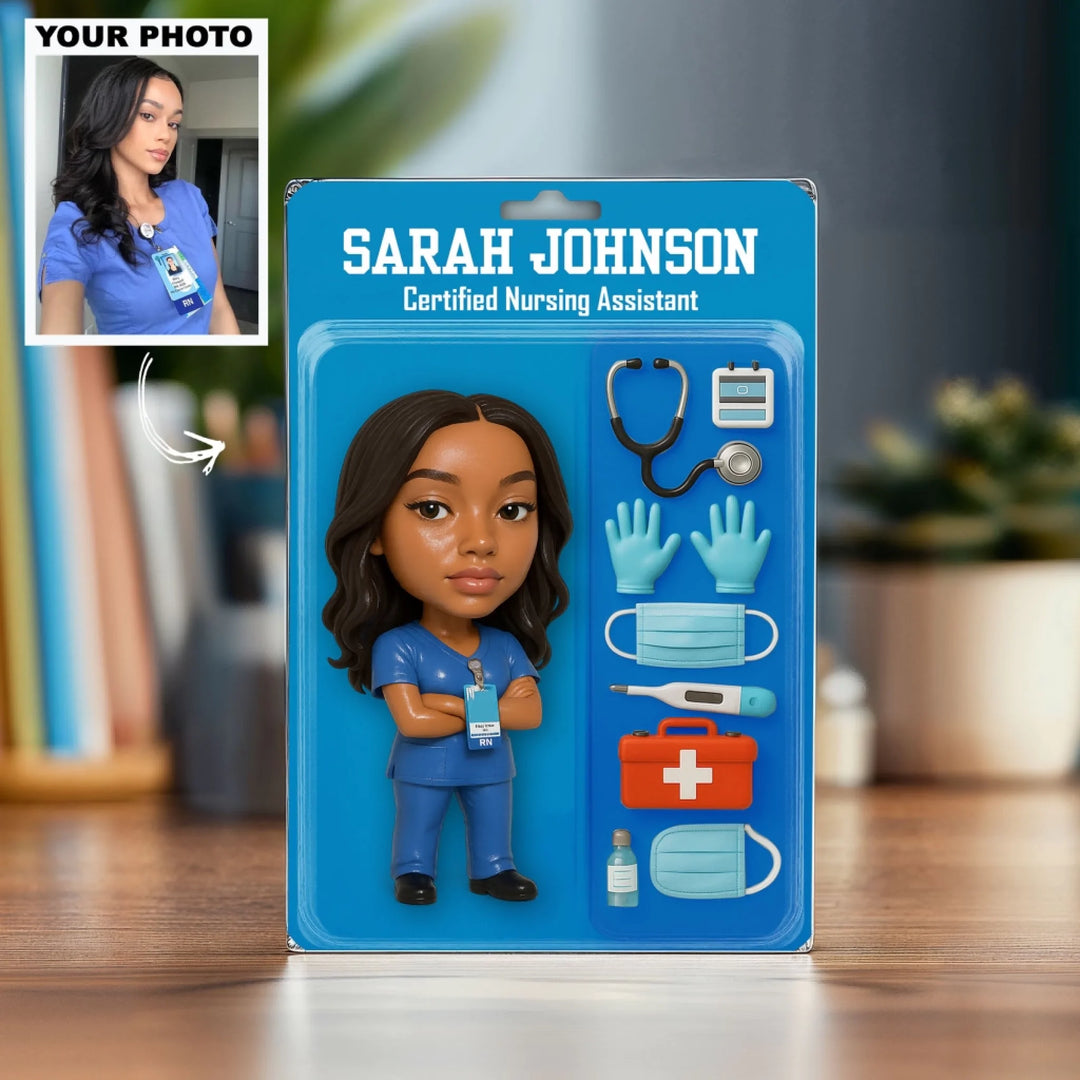 Mockup 2_20250527_Acrylic Block Plaque_Nurse_A Work of Heart_ARND036_ADSG055