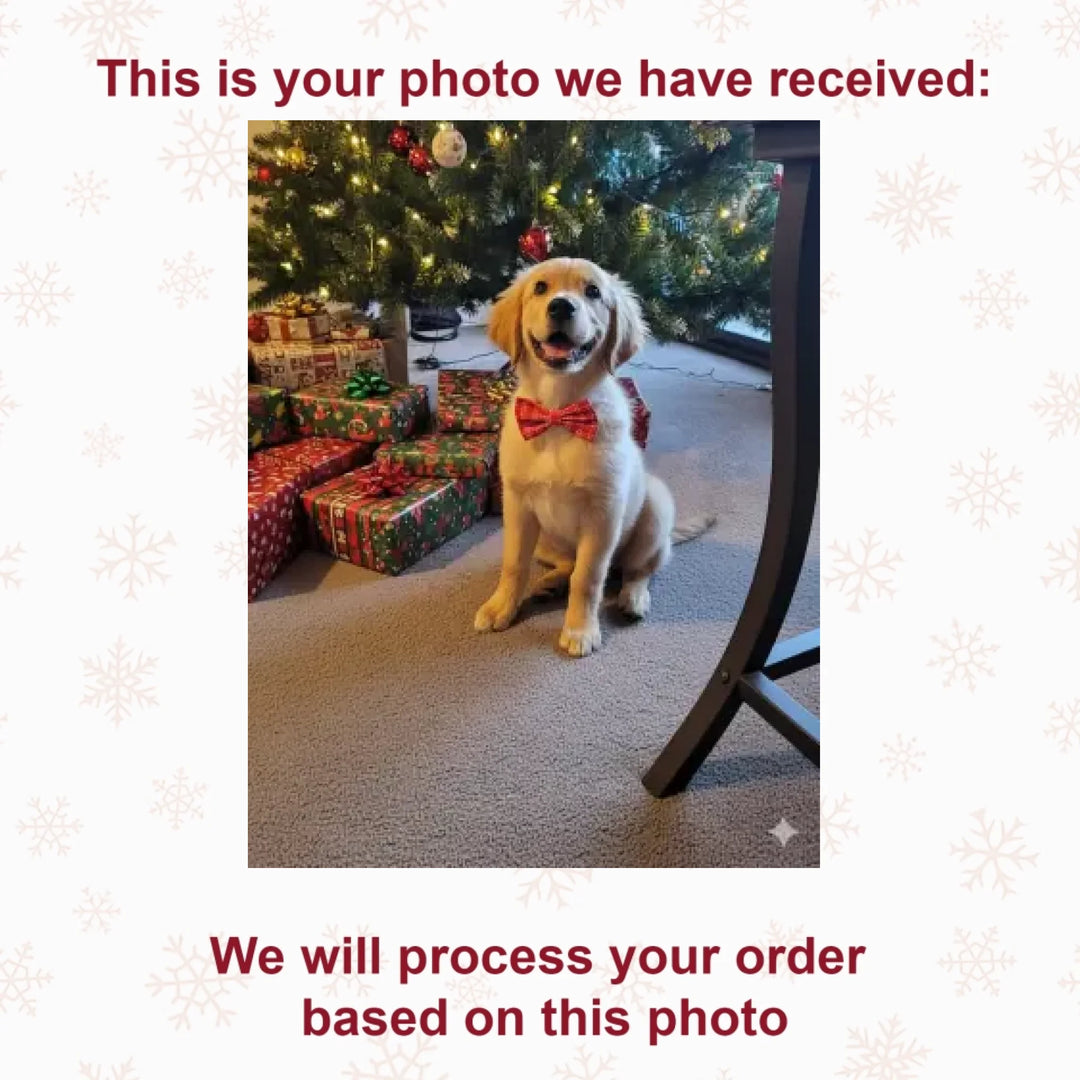 Time For Christmas With My Pet - Customized Photo Ornament - Christmas Gift For Pet Lovers AGCDH005