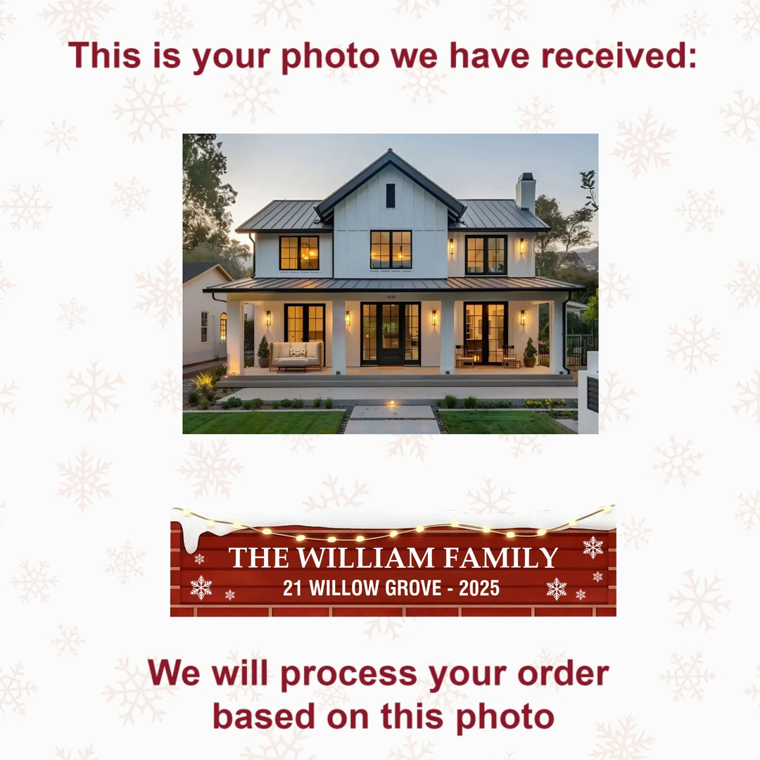 Christmas At Our New Nest - Personalized Custom Photo Mica Ornament - Christmas Gift For Family Member AGCHT006