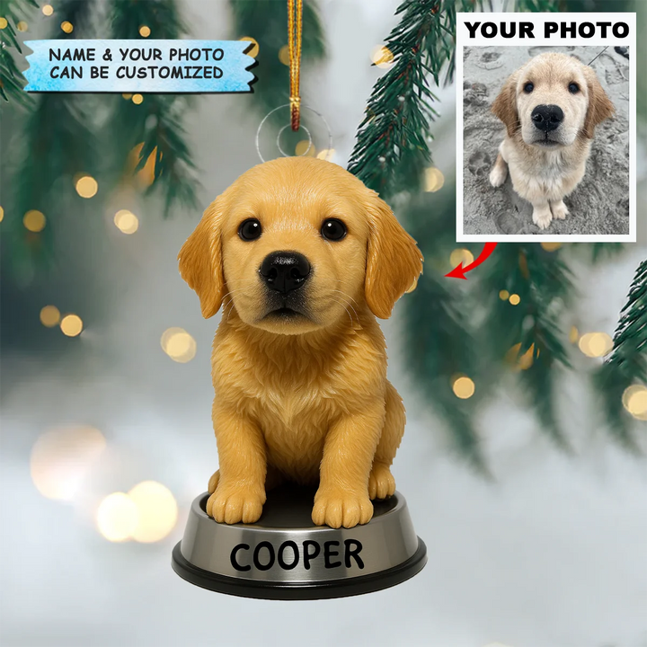 Holiday Woofs - Personalized Photo Ornament - Christmas Gift For Pet Lovers AGP0VL027