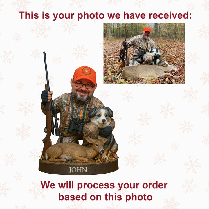 Hunt Master - Personalized Photo Ornament - Christmas Gift For Hunting Lovers AGP0NL001