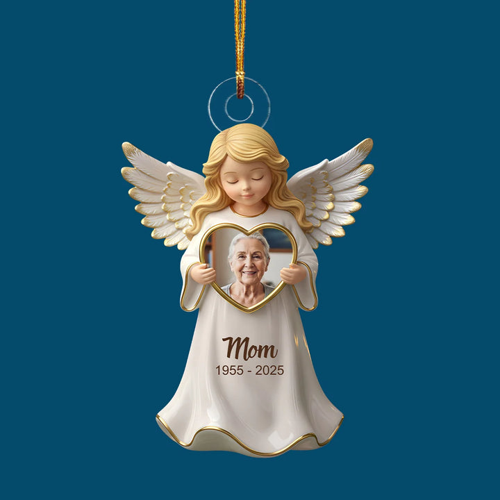 Always With Us - Personalized Custom Shape Mica Ornament - Memorial Gift For Family Members
