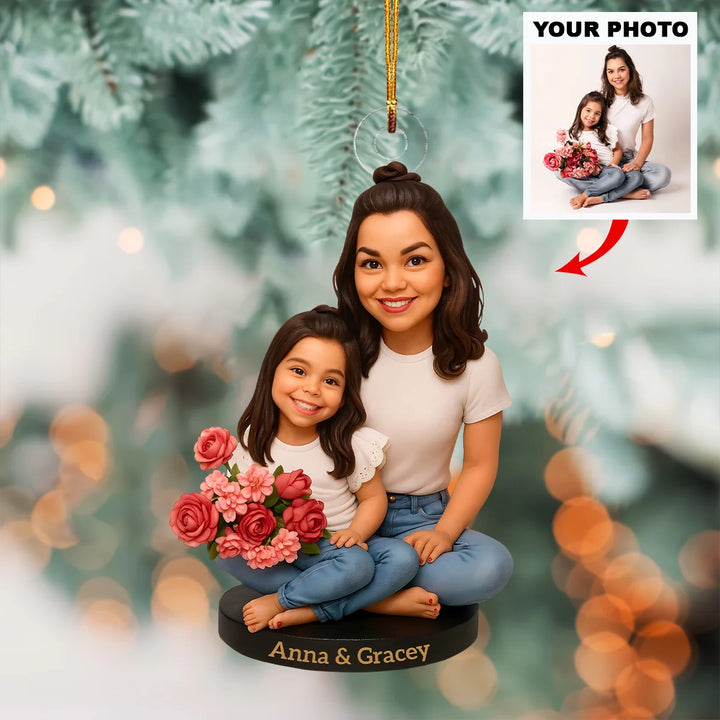 Always My Girl - Personalized Photo Ornament - Christmas Gift For Family Member AGP0NL003