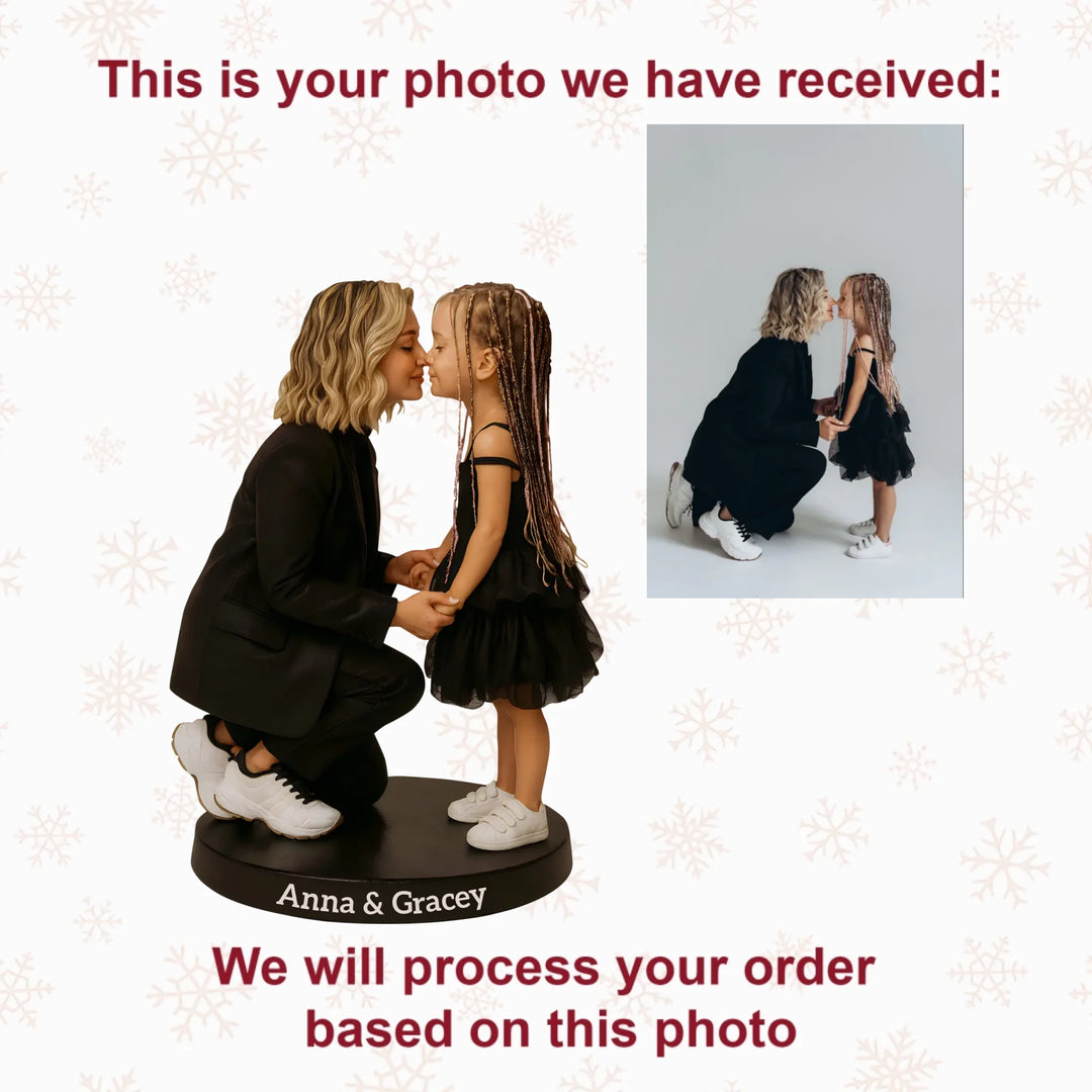 Forever My Daughter - Personalized Photo Ornament - Christmas Gift For Family Member AGP0NL004