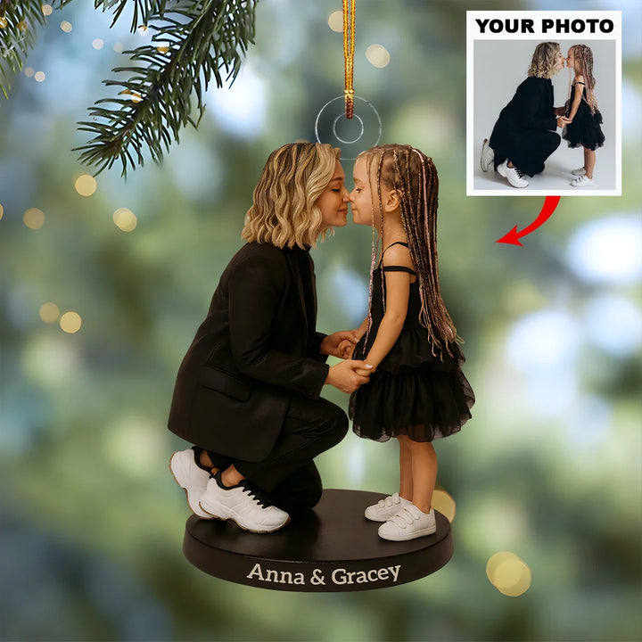 Forever My Daughter - Personalized Photo Ornament - Christmas Gift For Family Member AGP0NL004
