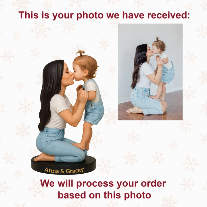 Love You Always - Personalized Photo Ornament - Christmas Gift For Family Member AGP0NL005