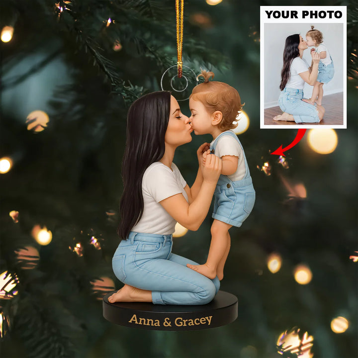 Love You Always - Personalized Photo Ornament - Christmas Gift For Family Member AGP0NL005