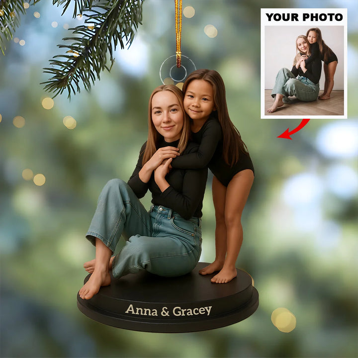 My Guiding Light - Personalized Photo Ornament - Christmas Gift For Family Member AGP0NL006