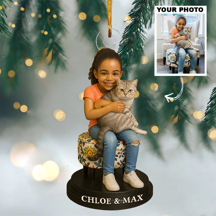 Meow Magic - Personalized Photo Ornament - Christmas Gift For Cat Lover, Pet Lovers AGP0NL010