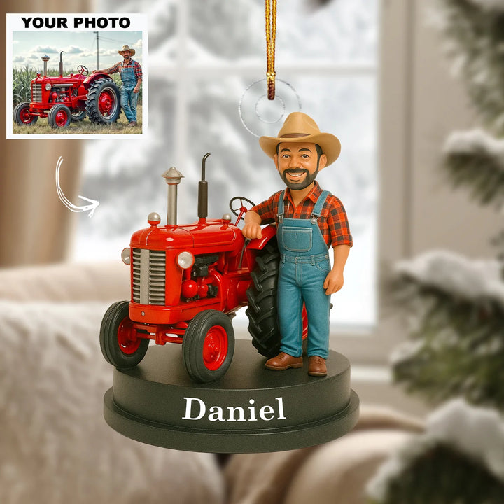 Farm Life - Personalized Photo Ornament - Christmas Gift For Farmers, Farm Lovers AGP0NL027