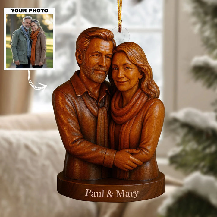 Endless Love - Personalized Photo Ornament - Christmas Gift For Grandparents AGP0DH024
