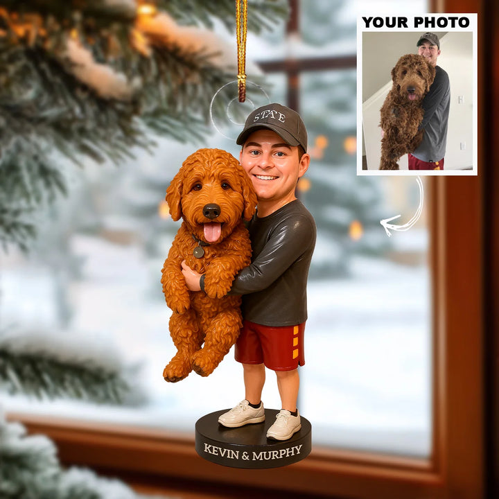 Forever My Fur Friend - Personalized Photo Ornament - Christmas Gift For Dog Lover, Dog Mom, Dog Dad, Pet Lover AGP0HT017