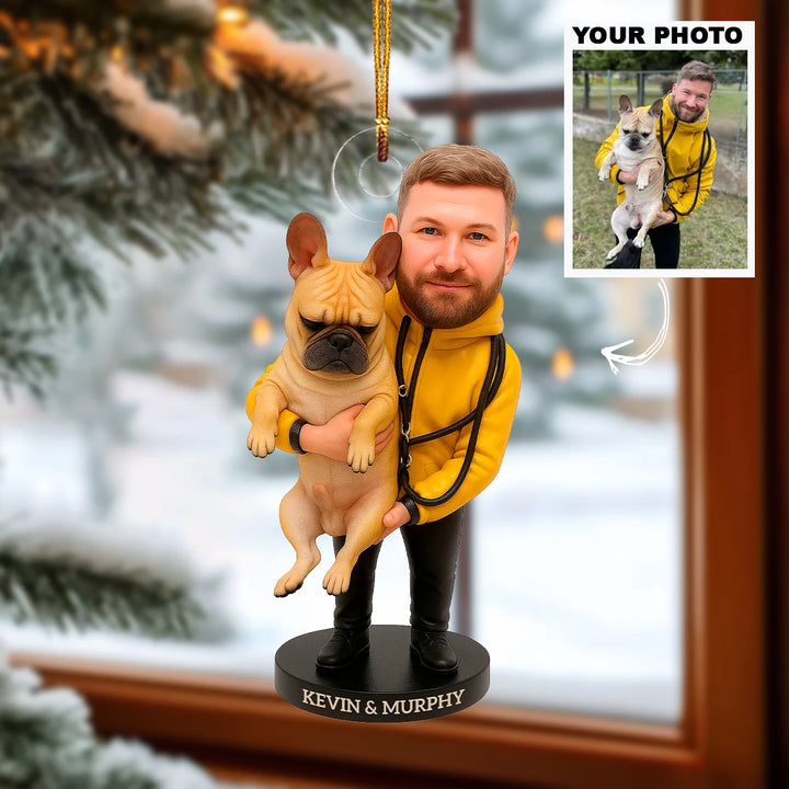 Puppy Love - Personalized Photo Ornament - Christmas Gift For Dog Lover, Dog Mom, Dog Dad, Pet Lover AGP0HT018