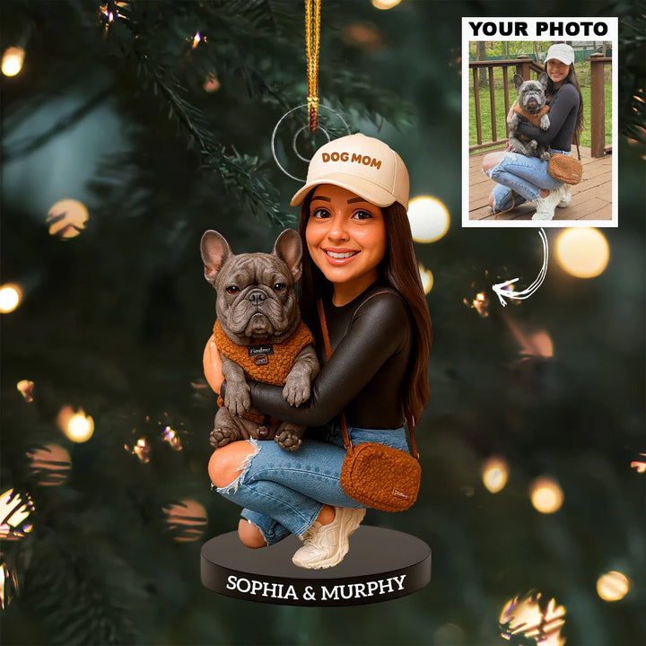 The Goodest Gift - Personalized Photo Ornament - Christmas Gift For Dog Lover, Dog Mom, Dog Dad, Pet Lover AGP0HT019