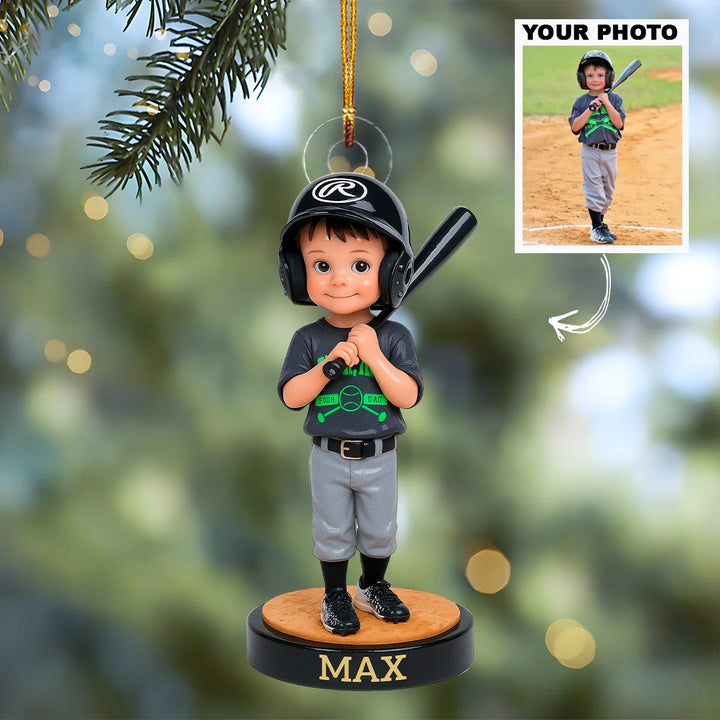 Goal Getter - Personalized Photo Ornament - Christmas Gift For Kids, Sport Lovers AGP0NL031