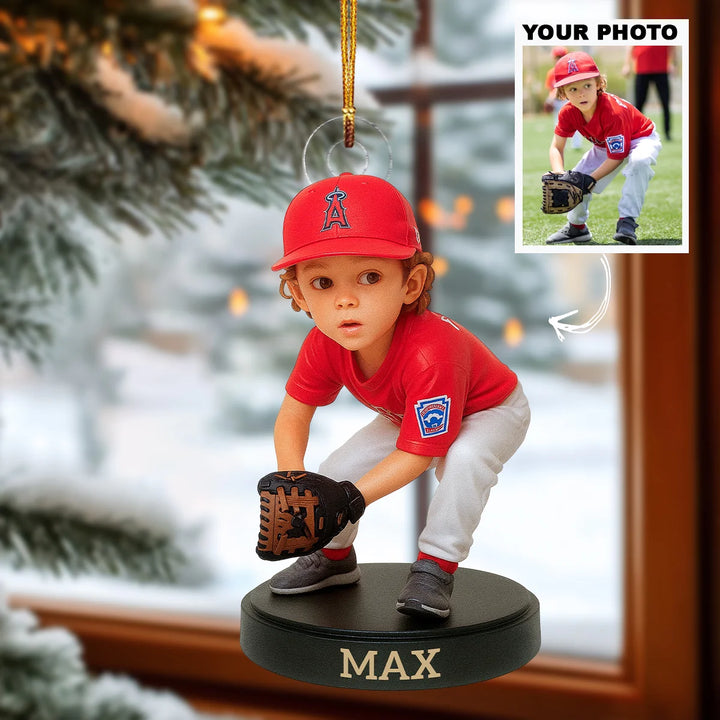 Tiny Athletes - Personalized Photo Ornament - Christmas Gift For Kids, Sport Lovers AGP0NL032