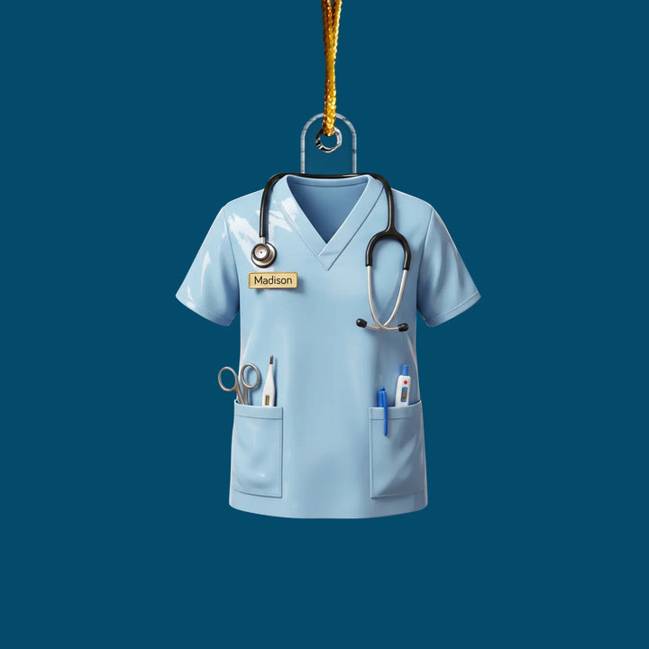 Nurse Pride - Personalized Mica Ornament - Christmas Gift For Nurses