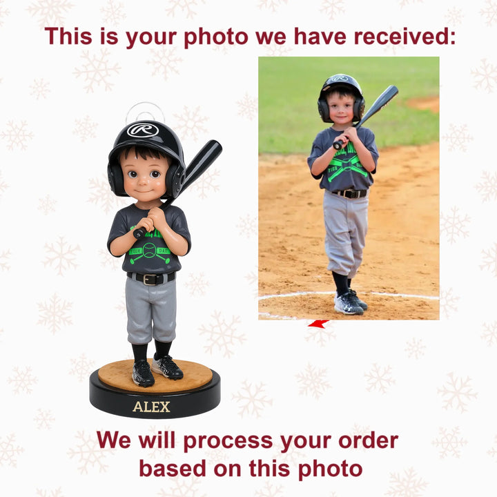 Goal Getter - Personalized Photo Ornament - Christmas Gift For Kids, Sport Lovers AGP0NL031