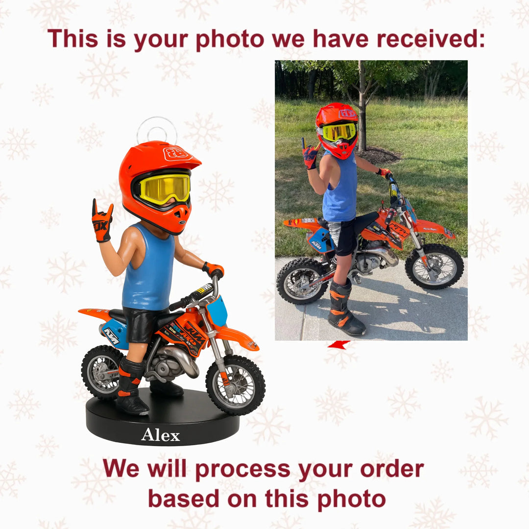 Sporty Spirit - Personalized Photo Ornament - Christmas Gift For Kids, Sport Lovers AGP0NL030