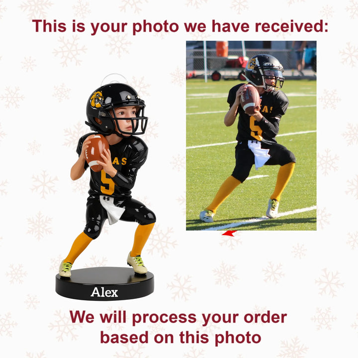 Mini MVP - Personalized Photo Ornament - Christmas Gift For Kids, Sport Lovers AGP0NL029