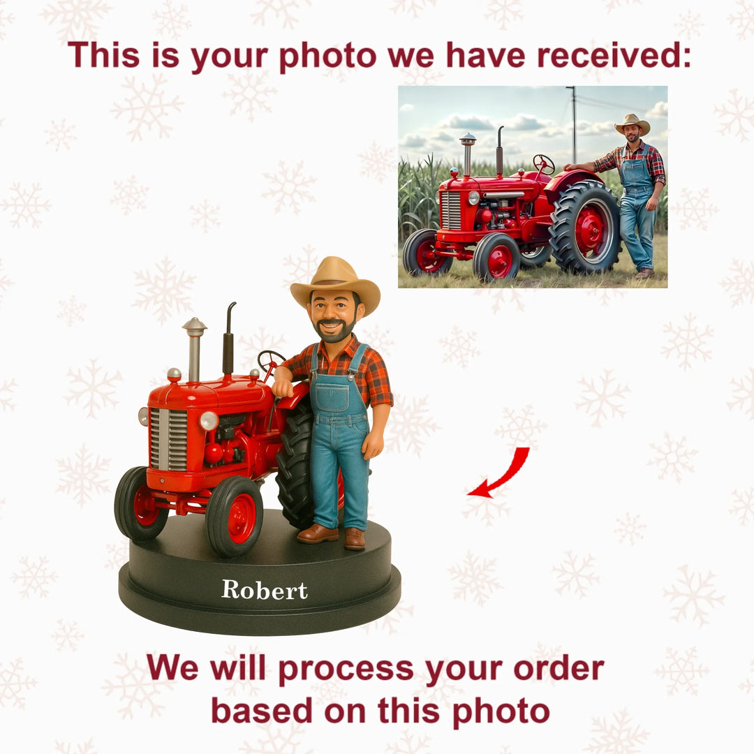 Farm Life - Personalized Photo Ornament - Christmas Gift For Farmers, Farm Lovers AGP0NL027
